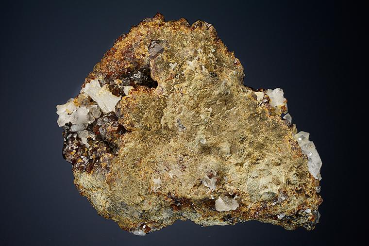 QUARTZ on ANDRADITE
